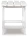 Sundown Treasure - White - Rectangular End Table