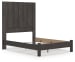 Fraluna - Queen Panel Bed - Charcoal