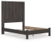 Fraluna - Charcoal - Queen Panel Bed