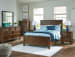 Danabrin - 5 Pc. - Dresser, Mirror, Full Panel Bed - Brown