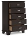 Covetown - Five Drawer Chest - Dark Brown