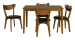 Parrenfield - Brown - Dining Room Table Set (5/cn)