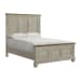 Farmington - Queen Panel 5 Piece Bedroom Set - Medium Brown And Washed Stone