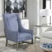 Galiot - Wingback Accent Chair - Blue