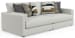 Trevor - 2 Piece Extra Deep Oversized Sofa - Chalk