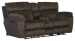 Sedona - Power Lay Flat Reclining Console Loveseat With Power Adjustable Headrest & Lumbar - Mocha