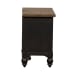 Americana Farmhouse - 2 Drawer Nightstand With Charging Station - Black