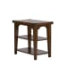 Aspen Skies - Chair Side Table - Dark Brown