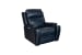 Montville - Power Recliner With Power Recline, Power Headrest, Power Lumbar, Wireless Charger And Cupholder (Lay-Flat) - Blue