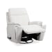 Refined - Swivel Gliding Recliner - Pearl