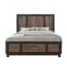 Harlington - King Panel Bed - Dark Chocolate