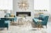 Melange - Corrina Round Lamp Table - Gold