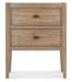Vineyard Row - Two Drawer Nightstand - Light Brown