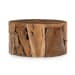 Rhea - Solid Wood Round Coffee Table - Natural