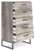 Neilsville - Whitewash - Five Drawer Chest