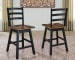 Wildenauer - Swivel Stool (Set of 2) - Brown / Black