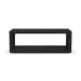 Waterfall - Rectangular Coffee Table With Casters - Black