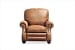 Longhorn - Push Thru The Arm Recliner - Saddle