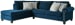 Trendle - Ink - Left Arm Facing Corner Chaise 2 Pc Sectional