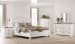 Kingston - Landscape Mirror - Whisper White And Cerused Nutmeg