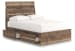 Chirason - Full Panel Bed With Storage - Brown