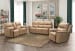 Kaden - Sofa With Power Recline With Power Headrest And Power Lumbar - Taupe