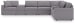 Modmax - Granite - 8-Piece Sectional With Storage Consoles