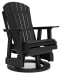 Hyland Wave - Black - Swivel Glider Chair