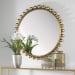 Cyra - Round Mirror - Gold