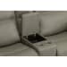 Sawyer - Power Recl Loveseat With Console, Power Headrests, Lumbar - Gray