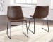 Centiar - Two-tone Brown - 5 Pc. - Dining Room Table, 4 Upholstered Side Chairs