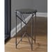 Pulaski Accents - Metal Spot Table with Glass Top - Black