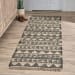 Solana - 2.6' x 8' Rug - Distressed Black Natural