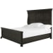 Bellamy - Complete Queen Panel Bed - Peppercorn