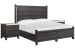 Plum Creek - King Panel Bed With 2 Nightstands - Ravenwood Black