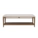 Verona - Rectangular Coffee Table - Beige / Dark Brown