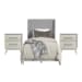 Westland - Twin Upholstery 3 Piece Bedroom Set - Almond