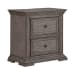 Big Valley - 2 Drawer Night Stand With Charging Station - Gray