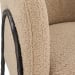 Jacobsen - Tan Shearling Barrel Chair
