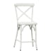 Vintage Series - X Back Counter Chair - Antique White