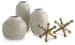 Vinburn - White / Gold Finish - Accessory Set (Set of 5)