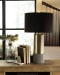 Jacek - Gray / Brass Finish - Metal Table Lamp (Set of 2)