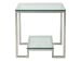 Metal Designs - Bonaire Square End Table - Gray
