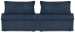 Bales - Navy - 2-Piece Modular Seating