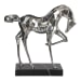 Phoenix - Horse Sculpture - Pearl Silver