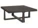 Cohesion Program - Rousseau Square Cocktail Table - Dark Brown - Wood