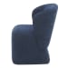 Larson - Performance Fabric Rolling Dining Chair - Helio Midnight