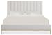 Cascade - King Upholstered Bed - White