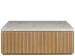 Avaline - Carmen Cocktail Table - Light Brown / Gray