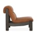 Owen - Leather Accent Chair - Brown